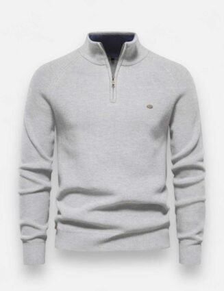 High-collar autumn/winter sweater