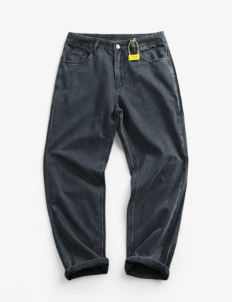 Retro loose straight cargo pants