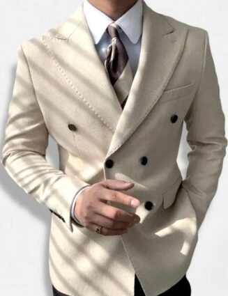 Antonios double breasted suit blazer