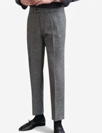 Winter tweed suit trousers